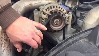 How to Change The Alternator on a 60L F250 [upl. by Adiraf]