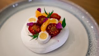 Aquafaba mini pavlovas in 58 seconds [upl. by Eisned]