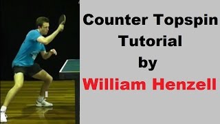 Learn Table Tennis Counter Topspin Loop [upl. by Ecylla]