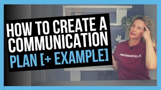 Project Communication Plan STEPBYSTEP INSTRUCTIONS [upl. by Ahsenahs229]