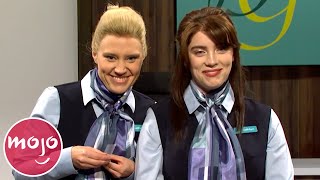 Top 10 Times SNL Hosts Broke Character [upl. by Halik861]