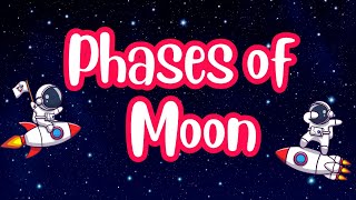 Phases of Moon  different stages of Moon Explained with its fact and 3d animation view for kids [upl. by Marte]