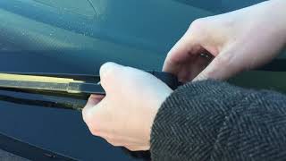 How To Fit HEYNER Wiper Blades With Slim Top Adapters Slim Top Arm [upl. by Anerres]