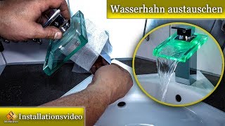 Wasserhahn am Waschbecken selbst wechseln  so geht’s [upl. by Landbert]