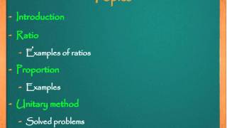 Ch1201TopicsinRatioAndProportion CBSE MATHS [upl. by Novyat789]