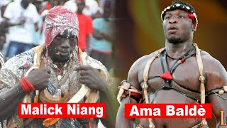 Lutte  Combat Ama Baldè vs Malick Niang [upl. by Ilegna]