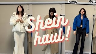 Shein haul  Coats edition Keep or return [upl. by Knorring]