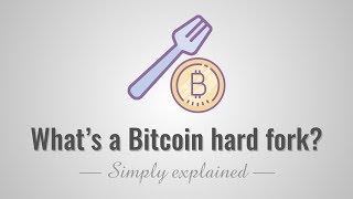 What is a Bitcoin hard fork Simply Explained [upl. by Niwre]