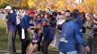 FINISH OFSAA CrossCountry Championships senior girls 5K [upl. by Carma]