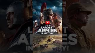 Top 10 Largest Armies in History  Powerful Military Forces Throughout Time short ytshorts [upl. by Keraj]