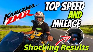 Hero Karizma 210 Top Speed test Gone wrong 😳 Segment winner is [upl. by Retsevel]