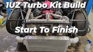 1UZ Swapped 240SX Turbo Kit Build unique [upl. by Annohs]