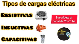 Tipos de cargas eléctricas RESISTIVASINDUCTIVAS Y CAPACITIVAS [upl. by Charles51]