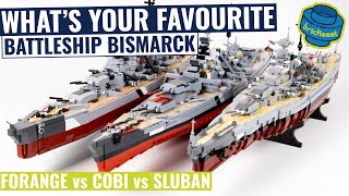 Best BATTLESHIP BISMARCK  Forange vs COBI vs Sluban [upl. by Nyllewell]