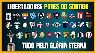 LIBERTADORES  POTES DO SORTEIO  FASE DE GRUPOS [upl. by Lucas]