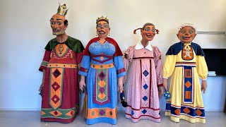 Gegants del carnaval de Solsona a Sallent [upl. by Seuqirdor613]