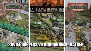 Flames of War Battle Report  Soviet Sappers vs Romanians [upl. by Christy]