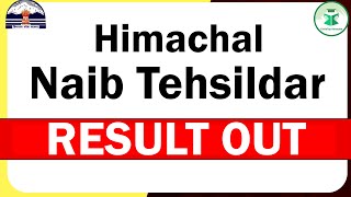 HP Naib Tehsildar Result Out [upl. by Innoj]