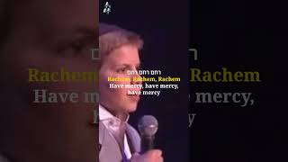 Rachem by Yaakov Shwekey and Mordechai Shapiro [upl. by Marchak609]