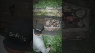 Encontré a CJ en GTA 5 💀 gta gta5 shorts [upl. by Sillihp]