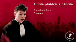 Théophane Corlay  Finale Lysias Sceaux 2020  Plaidoirie pénale [upl. by Ahsiuqat]