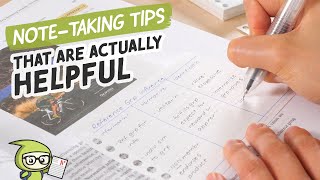 NoteTaking Tips That Are Actually Helpful 📝 [upl. by Mauer]