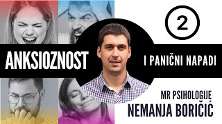 2 Anksioznost i panični napadi  Nemanja Boričić mr psihologije [upl. by Akeenahs356]