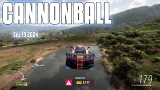 Forza Horizon 5 Cannonball Danger Sign Weekly Challenge  How To Sep 19 2024 [upl. by Pence]