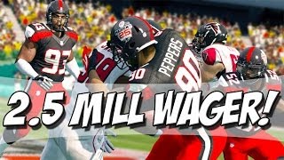 Madden 25 Ultimate Team  INSANE 25 MILLION WAGER  GOLDEN TICKET CAM  MUT 25 [upl. by Annatnom]