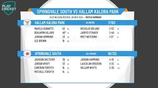 Springvale South v Hallam Kalora Park [upl. by Pelpel]