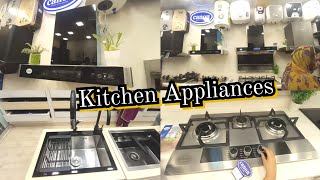 Chimneys Hob  Gas Stove amp Sink Home Kitchen Appliances  Kitchen accessories chimney stove [upl. by Coucher]