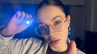 ASMR The Tingliest Eye Exam Ever 👁️  Light Triggers Peripheral Vision Test Glasses Fitting [upl. by Akital]