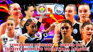 FENERBAHCE MEDICANA 🆚 SARIYER BLD TURKISH WOMENS VOLLEYBALL LEAGUE 202425 [upl. by Leatri]