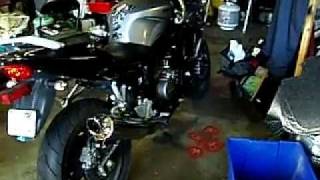 how to Hyosung Gt250r Comet exhaust modification 효성코멧 [upl. by Cirdes100]