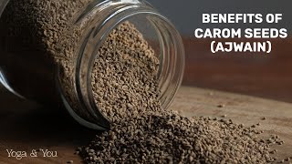 Benefits of Carom Seeds  Ajwain Water  Health Benefits Of Omam  Home Remedy For Indigestion [upl. by Linneman88]