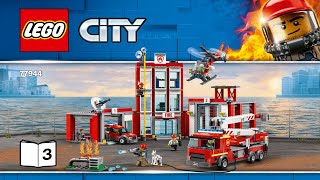 LEGO instructions  City  Fire  77944  Fire Station Headquarters Book 3 [upl. by Elizabet348]