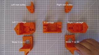 FT5  CoreXY 2nd conversion 2 XY carriage and dial indicator holder [upl. by Jarita56]