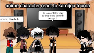 Anime character react to kamijou touma 🇬🇧🇮🇩  25  death count kamijou touma [upl. by Miun]