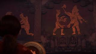 Uncharted The Lost Legacy  Parashurama and Ganesh Wall Puzzle Chapter 7 [upl. by Zerla623]