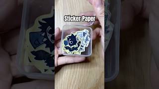 How to Make Paper Stickers  Fpe Character Sticker stickermaker fpe howtomake [upl. by Leakcim]