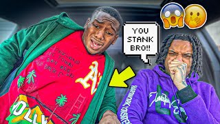 I POOPED 💩FLOW CAR PRANK he kicked me out [upl. by Cantone234]