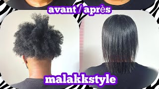 LISSAGE BRÉSILIEN Myriam K Homme Cheveux Afro Crépus Step By Step [upl. by Gainer859]