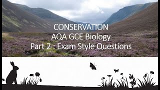 Part 2 Conservation Exam Questions A level biology [upl. by Asinla170]