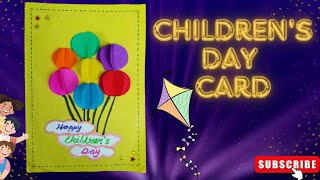 childrens day card poster chart [upl. by Leviram418]