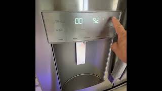 How to GE Refrigerator enter test mode and do multiple test compressordefrostthermistor test [upl. by Quin]