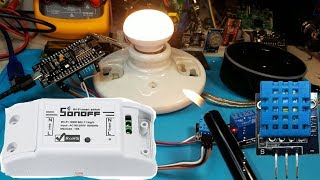 Smart Sonoff Switch Triggered By Temperature amp Humidity Alexa Skills  Part 2  14 [upl. by Eeluj]