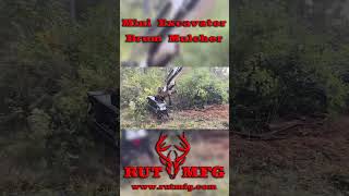 Rut MFG Excavator Drum Mulcher Compilation excavatorattachments drummulcher forestrymulching [upl. by Fazeli94]