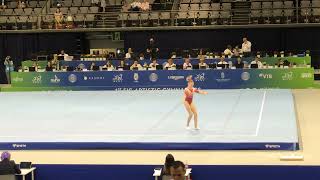 Elena Gerasimova Floor  2019 Junior Worlds Qualifications [upl. by Edric]