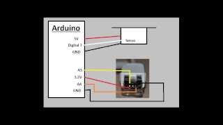 Arduino Wii Nunchuck Servo Control Free [upl. by Hodgson]