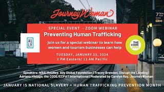 JourneyWoman Webinar Human Trafficking and TravelWhat Women Need to Know [upl. by Bree]